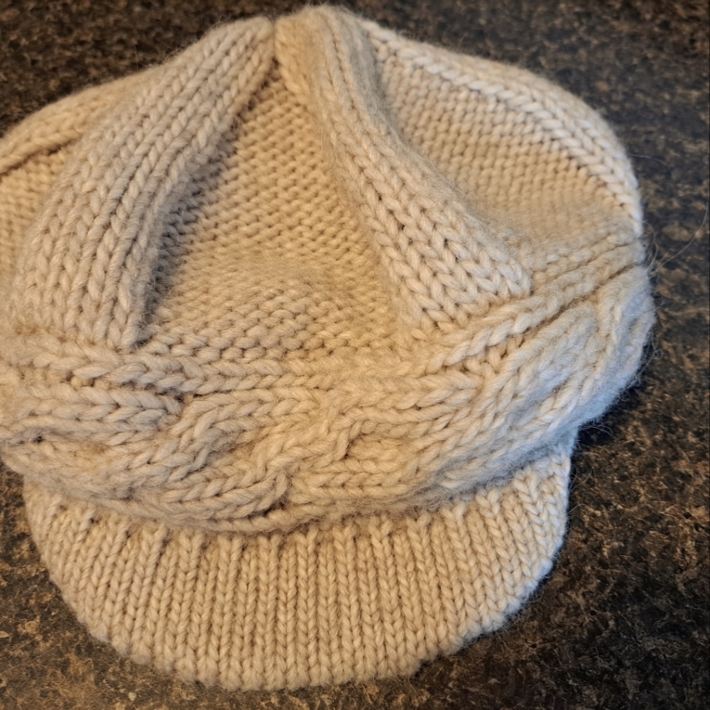 Alpaca and Wool-Blend Newsboy Cap